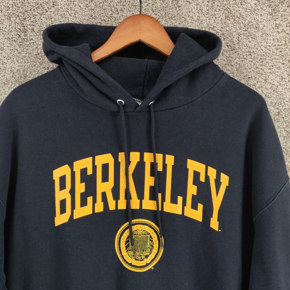 Champion Berkeley Bears Hoodie Mens 2XL XXL Blue Logo Pullover College